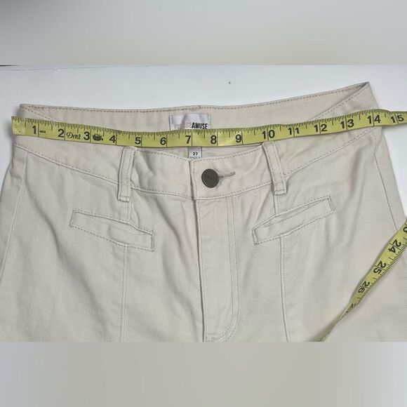 Amuse Society High Waisted Cropped Wide Leg Denim Pants - Picture 7 of 13